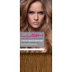 18" Deluxe DIY Weft (Clips Not Attached) Human Hair Extensions #8 Light Brown